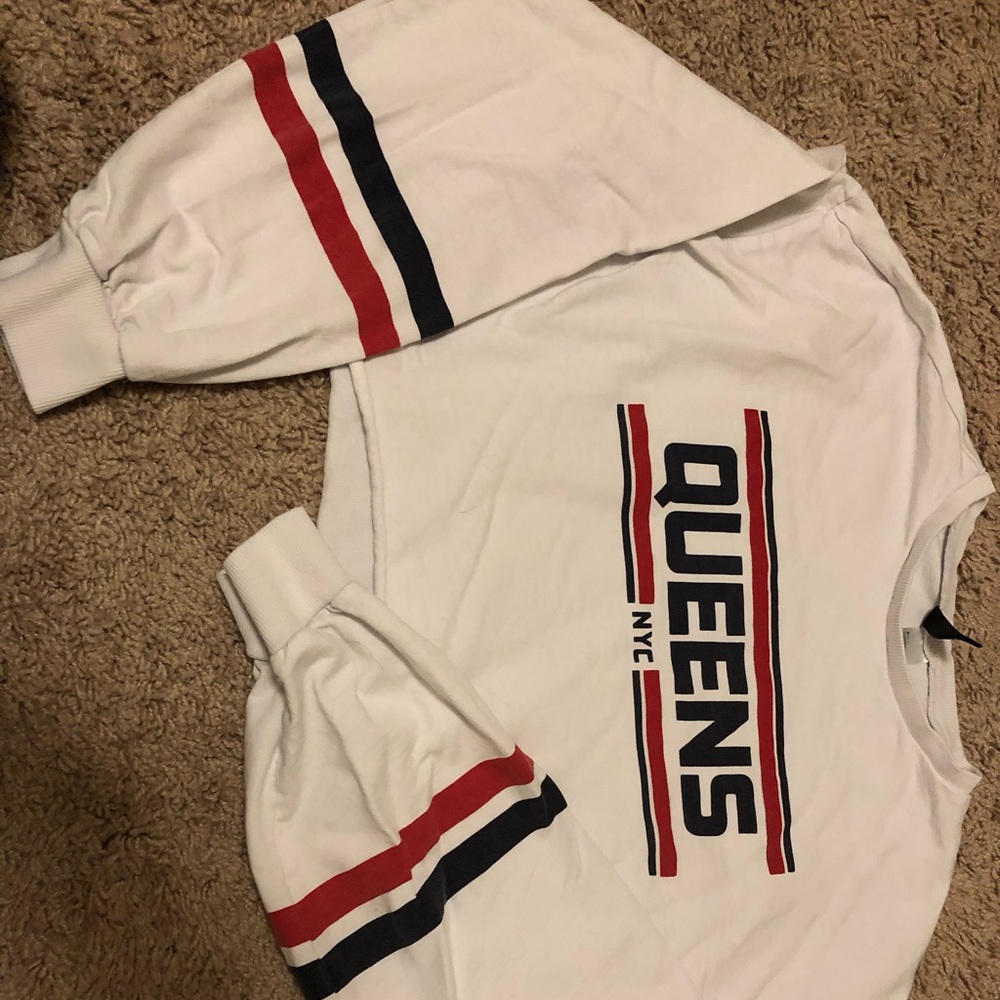 H&M long sleeve crop top